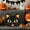 B, variant on HOARBOEG Halloween Black Cat Throw Pillow, 13.5x11.5in Decorative Cushion for Sofa, Bed, Home Decor - Spooky Holiday Accent Hugs Pillow for Living Room & Bedroom