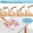 thumbnail image 4 of 6 Pieces of Kitchen Towels 11x11Inch Kitchen Dish Cloths Kitchen Dish Towels Reuseable Cleaning Cloths Cartoon Pink Flowers, 4 of 9