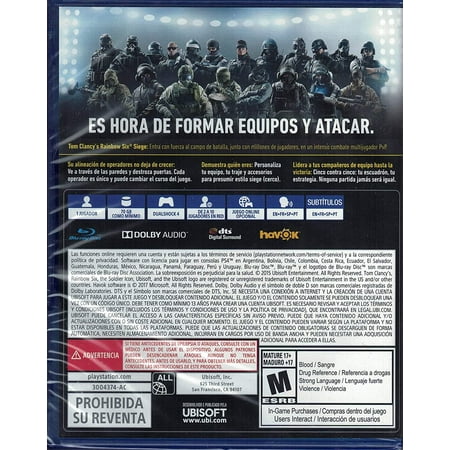 Tom Clancy S Rainbow Six Siege Deluxe Edition Sony Playstation 4 Walmart Canada