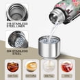 thumbnail image 3 of 20 Oz Shih Tzu Dog and Flower Floral Coffee Tumbler Double Wall Insulated Stainless Steel Water Bottle | Metal Reusable Thermoses Flask with Cup Cap | Leak & Sweat Proof with Anti-Dust Lid, 3 of 7
