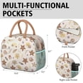 thumbnail image 6 of Lunch Bag Women Lunch Bag with Front Pocket Portable Large Cooler Tote for Student/Mother Group with Side Pockets for Work Office Picnic Starfish (531), 6 of 7