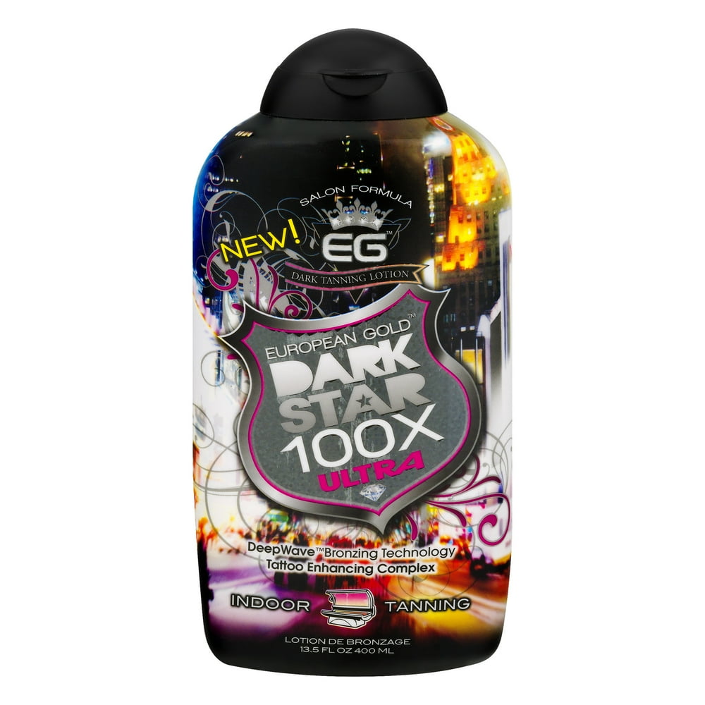 European Gold 100X Dark Star Tanning Lotion, 13.5 Fl. Oz.