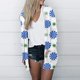 thumbnail image 4 of Puntoco Mujer Abrigo Moda Mujer Estampado Suelto Manga Larga Cardigan Abrigo Blusa Navidad Liquidación Puntoco Puntoco-4070, 4 of 7