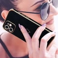 thumbnail image 6 of ZUKKASHAN for iPhone 12 Case Cute Girls Silicone Heart Pattern Design Case Fashion Plating Edge Ultra Thin Shockproof Protective Bumper Phone Case for iPhone 12, 6 of 7