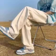 thumbnail image 5 of Pantalones de chándal finos para hombre, pantalones rectos, pantalones deportivos para hombre, pantalones de chándal holgados de verano góticos lisos, pantalones de chándal Xxl, pantalones de gimnasio, 5 of 5