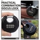 thumbnail image 5 of Combinación de acero inoxidable candado de bloqueo de 4 dígitos al aire libre Lock Combination Lock, 5 of 6