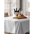 thumbnail image 6 of Grey Stripe Table Cloth, Modern Abstract Monochrome Geometric Waterproof Tablecloth for Rectangle Tables, Reusable Washable Fabric Table Cover for Restaurant Kitchen Dining Tables 60"x102", 6 of 6