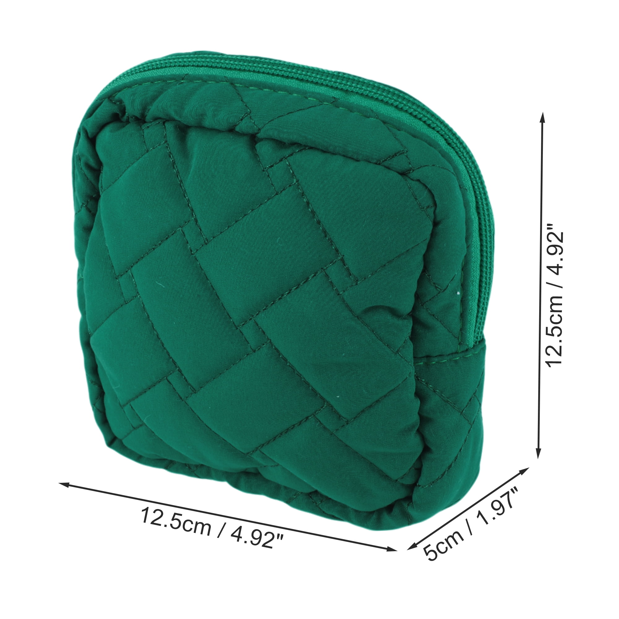 Unique Bargains 1 Pc Lady Portable Square Lipstick Bag for Outdoor Activities Green