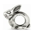thumbnail image 2 of Fancy Bead White Sterling Silver Themed 11.82 mm 8.18 Reflections Bunny Bead, 2 of 4