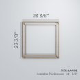 thumbnail image 3 of Ekena Millwork 23 3/8"W x 23 3/8"H x 1/4"T Large Fairplay Decorative Fretwork Wood Wall Panels, Birch, 3 of 18