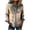 Khaki Sweatshirts, variant on YUGYXL Women's Long Sleeve Flannel Plaid Shirts Button Down Business Dressy Blouse for Christmas and Casual Wear Pink Sweatshirts XXL