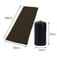 thumbnail image 2 of Soft Fleece Sleeping Bag Liner Cold Weather Business Backpacking Thermal Camping Blanket Gray, 2 of 9