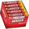 Halls Cherry Cough Drops - with Menthol - 180 Drops (20 sticks of 9 drops)