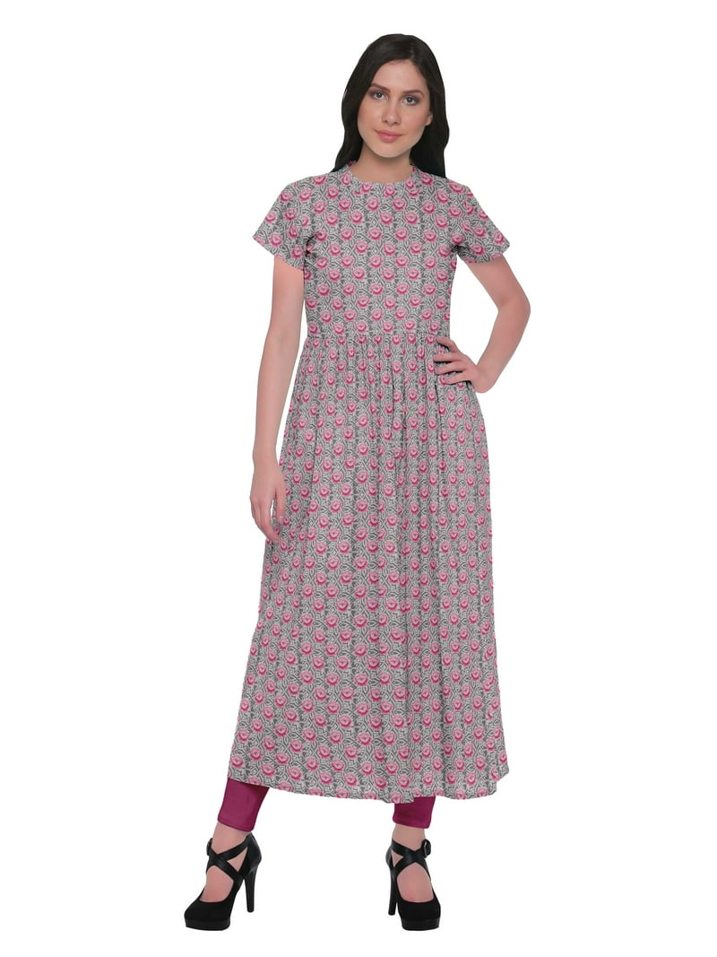 long cotton indian dresses Sleeveless Blue Floral Hand Block Printed Cotton Maxi Dress Boho Summer Long Dress With Tassel Tie Neck Flowy Indian Dress