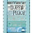 thumbnail image 5 of Metal Sign - My Happy Place Beach - (Not Printed on Wood) Durable Metal Sign - Use Indoor/Outdoor - Makes a Great Beach House Decor and Gift for Beach Lovers Under $25 (12" x 18"), 5 of 5