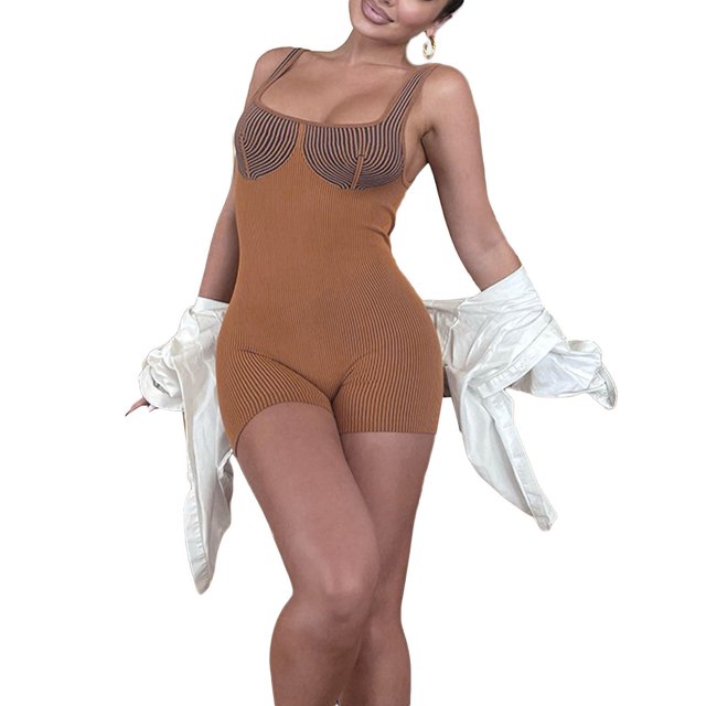 Txlixc Ropa deportiva de cuello u bodycon para mujeres Txlixc moda