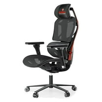 Eureka Ergonomic ERKGC05R Typhon Hybrid Ergonomic Gaming Chair - Red