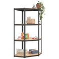 thumbnail image 2 of vidaXL 4-Layer Shelves 5 pcs Anthracite Steel&Engineered Wood, 2 of 5