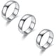thumbnail image 4 of Anillos de oro para mujer Anillos chapados en oro de 14 quilates que no se deslustran Anillos apilables Anillos de banda de acero inoxidable Anillos de nudillos de oro para regalos de cumpleaños Be Ki, 4 of 5