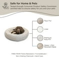 thumbnail image 6 of Best Friends by Sheri The Original Calming Donut Dog and Cat Bed in Lux Fur Oyster, Large 36x36", 6 of 6