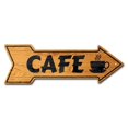 thumbnail image 1 of SignMission P-ARROW-999933 Panneau Arrow Café 6 x 18 Po. Large, 1 of 4