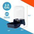 thumbnail image 5 of Vibrant Life Gravity Pet Waterer for Dogs and Cats, Large , Navy, 2.5 Gallons, 5 of 11