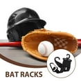 thumbnail image 3 of unbranded Colgador De De Softball Negro Con Soporte Para Guante Y Gancho Para Botella, 3 of 7