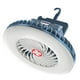 thumbnail image 1 of Yuarrent Ventilador de tienda impermeable multifuncional Luz de camping recargable Luz de puesto de mercado nocturno Lámpara de ventilador de Decoración del hogar Yuarrent HA014222-00, 1 of 5