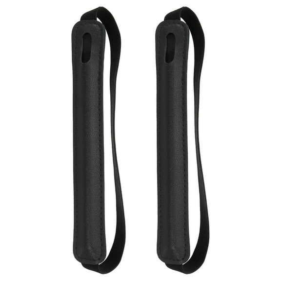 2Pcs Stylus Holder for Tablet, Universal Pen Sleeve Retractable Stylus Holder, Black