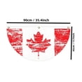 thumbnail image 3 of Half Flag Banner for Wall Hanging, Country Flag Party Decoration, Half Circle Hanging Bunting for Indoor Outdoor Events, UK Italy Mexico New Zealand France Germany Canada Styles, 3 of 5