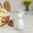 thumbnail image 4 of Easter Bunny Figurine, White Ceramic Rabbit Statue for Spring Home Table & Easter Decor, Holiday Gift for Kids & Adults, 4 of 7