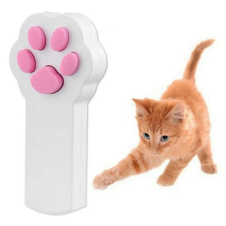 Paw Style Cat Catch the Interactive LED Light Pointer Exercise Chaser Toy Pet Scratching