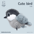 thumbnail image 6 of JOOKI Cute Bird Series Plush Toys - Cute Little Bird Dolls, Simulated Animal Dolls, Sleeping Pillows and Companion Dolls, Christmas Gifts Easter Gifts Birthday Gifts - Great Tit, 6 of 7