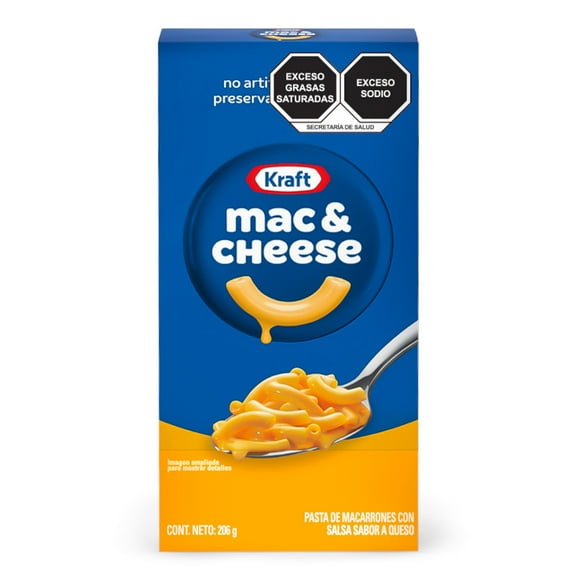 Macarrones con salsa sabor queso Kraft 206 g