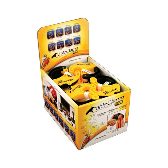 Abrazadera para cables Cable Clamp Pro Polymer, paquete de 34 unidades