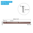 thumbnail image 2 of Uxcell 12 Inch Drawer Slides Plastic Guide Rails Side Mounted Rails with Mounting Screws, Brown 4 Pcs, 2 of 6