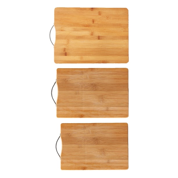 Tabla de cortar juego de tablas de cortar de madera de 3 piezas para el hogar Anggrek Otros
