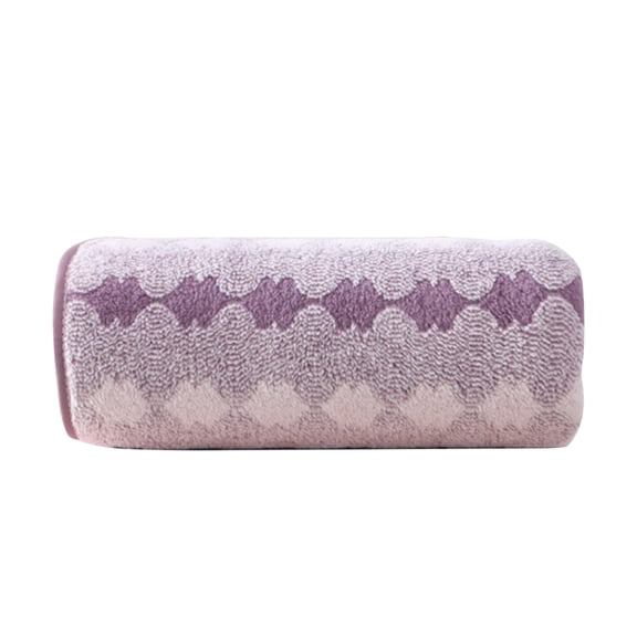 Lilixerw Bath Towels for Bathroom,Cotton Bath Towel Set,Household Soft Plush Towels Bathroom Set, Stripe Pattern Bath Towels,55.1 x 27.5 inch