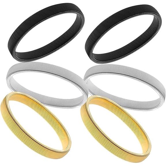 pairs of non-slip sleeve holders, sleeve holders, elastic metal bracelets for long sleeve shirts, to fix long sleeves, for waiters, women and