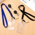thumbnail image 5 of CHICHUMID 2Sets Black Badge Holders with Lanyards for Business Cards, 5 of 8