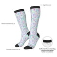 thumbnail image 5 of Picia Women Crew Soft Moisture-wicking Socks Sequins Pattern Design Cotton Socks, One Size fit All, 5 of 9