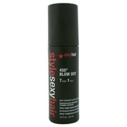 Style Sexy Hair 450 Blow Out - Heat Defense Blow Out Spray by Sexy Hair for Unisex - 4.2 oz Blow Out