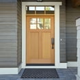 thumbnail image 2 of Traditional Elegance Wrought Iron Rubber Mat 18x30 - Lattice, 2 of 2