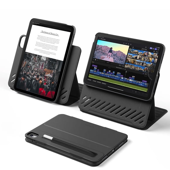 ESR for iPad Air 11 Inch Case M3/M2 (2025/2024), iPad Air 5th/4th Gen Case (2022/2020) 10.9 Inch, Removable Magnetic Cover, Adjustable Portrait/Lands