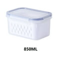 shyuyusa Fruit Vegetable Storage Containers For Fridge Draining Fresh