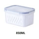 thumbnail image 2 of Contenedores grandes para almacenar frutas y verduras en el refrigerador con colador y tapa - Organizadores herméticos para frutas y verduras, sin BPA, ahorran espacio, 2 of 6