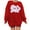 A10 Red, variant on FASHOFT Valentines Sweatshirt for Women Oversized Cute Embroidered Crewneck Shirts Valentines Day Pullover Long Sleeve Tops Pink L