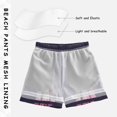 thumbnail image 3 of FORMRS Boys Swim Trunks Quick Dry Mesh Liner Boardshorts Sizes XS-XL, Purple UFO, 3 of 7