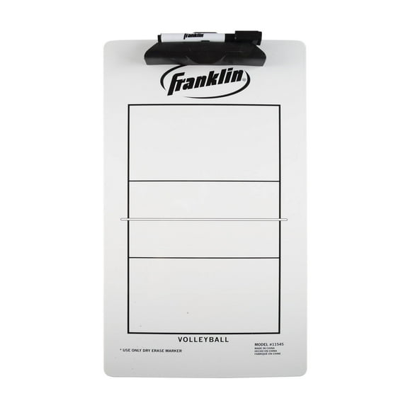 Franklin Sports Coach Clipboard, 15.75 x 9-Inch Volleyball