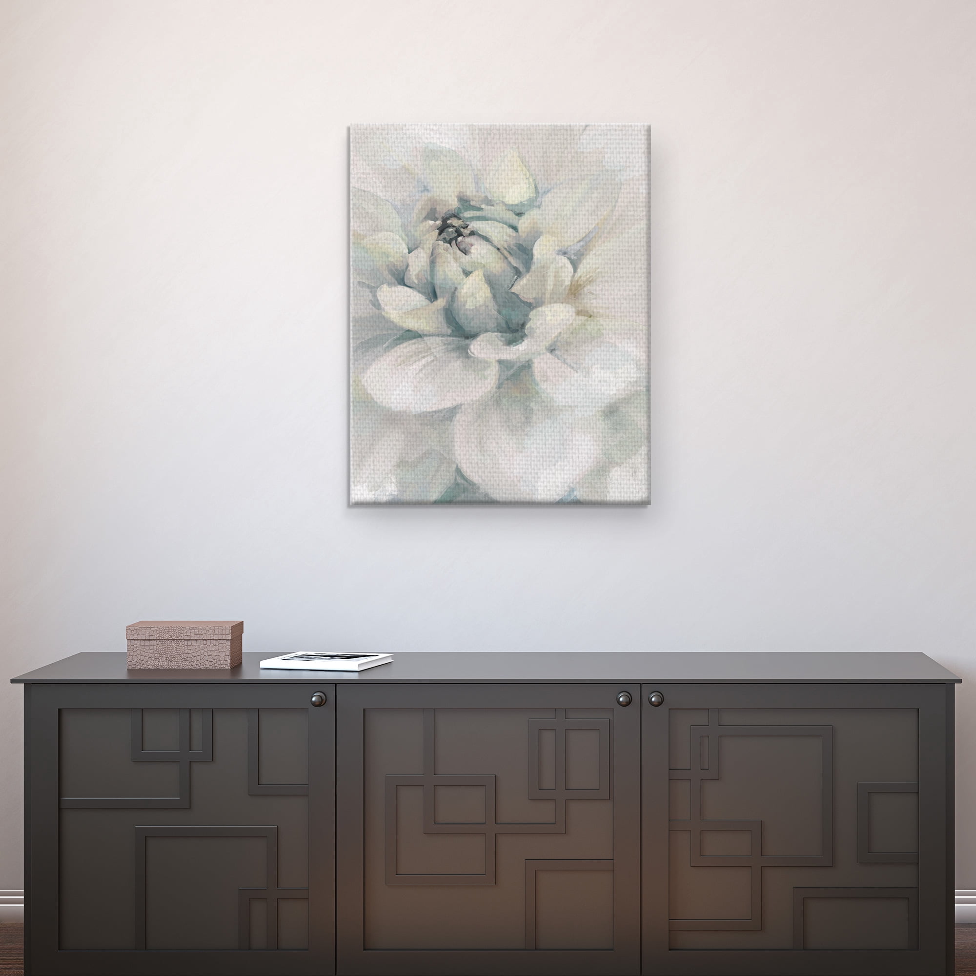 Masterpiece Art Gallery Glorious Blooms I White Flowers By Studio Arts Canvas Art Print 22" x 28"